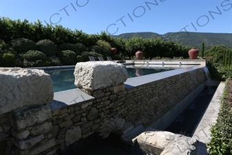 Swimming Pool at a Country House near Château de Lacoste
