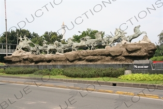 Arjuna Wijaya Statue in Jakarta