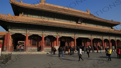 Palace of Heavenly Purity (Qianqing Gong) in the Forbidden City in Beijing