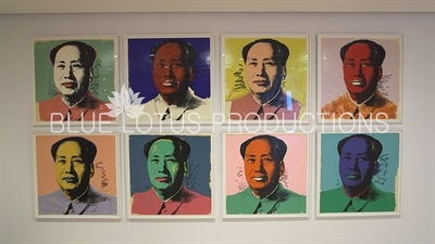 'Selections from Mao Tse-Tung' on Display in the 'Andy Warhol - From A to B and Back Again' Exhibition at the Whitney in New York City