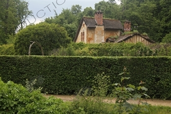 Queen's Hamlet (Hameau de la Reine) in the Gardens of Versailles at the Palace of Versailles (Château de Versailles) in Versailles