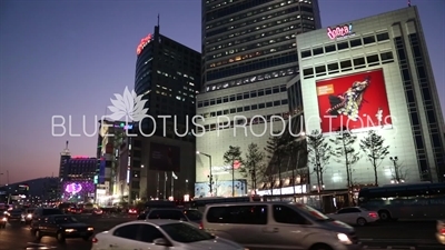 Seoul Street at Night