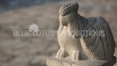 Stone Chicken Carving at Gyeongbok Palace (Gyeongbokgung) in Seoul