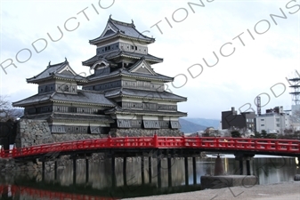 Bridge at Matsumoto Castle in Matsumoto