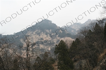 Peaks on Mount Tai (Tai Shan) in Shandong Province