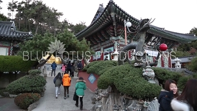 Dragon Carving at the Haedong Yonggung Temple (Haedong Yonggungsa) in Busan