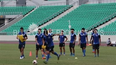 Sven Goran Eriksson at Guangzhou R&F (Rich and Force) Training Ground