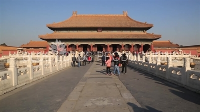 Palace of Heavenly Purity (Qianqing Gong) in the Forbidden City in Beijing