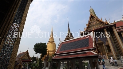 Emerald Temple/Chapel (Wat Phra Kaew) at the Grand Palace (Phra Borom Maha Ratcha Wang) in Bangkok