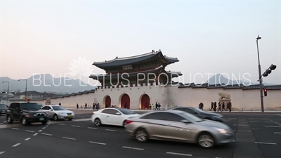 Gwanghwa Gate (Gwanghwamun) at Gyeongbok Palace (Gyeongbokgung) in Seoul