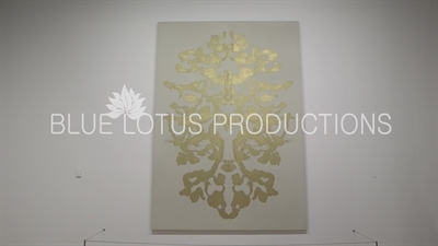 Andy Warhol's 'Rorschach' on Display in the 'Andy Warhol - From A to B and Back Again' Exhibition at the Whitney in New York City