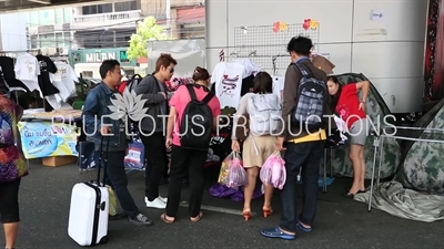 Stall at Ratchaprasong Protest Camp in Bangkok