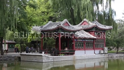 'Stone Boat' in the Southwest Waterscape Area in the Temple of the Sun Park (Ritan Gongyuan) in Beijing