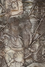 Sculptural Relief in Angkor Thom