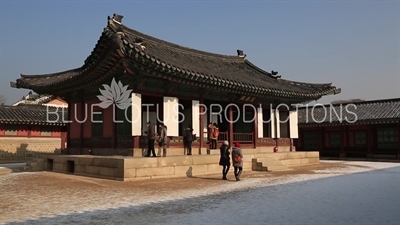 Manchun Hall (Manchunjeon) at Gyeongbok Palace (Gyeongbokgung) in Seoul