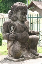 Statue at Prambanan Temple Compound near Yogyakarta