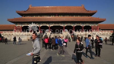 Gate of Supreme Harmony (Taihe Men) in the Forbidden City in Beijing