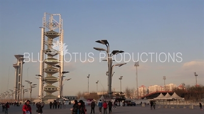 Linglong Pagoda/Tower (Linglong Ta) in the Olympic Park in Beijing