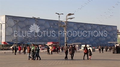 Beijing National Aquatics Centre/Water Cube (Guojia Youyong Zhongxin/Shuili Fang) in the Olympic Park in Beijing