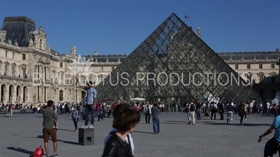 Louvre Pyramid (Pyramide du Louvre) in Paris