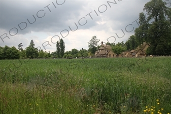 Queen's Hamlet (Hameau de la Reine) in the Gardens of Versailles at the Palace of Versailles (Château de Versailles) in Versailles